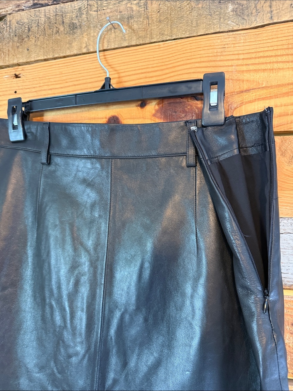 Nwt Antonio Melani Gisele Leather Pencil Skirt — image 4 of 7